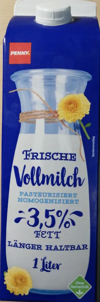 Frische Vollmilch, 3,5% Fett