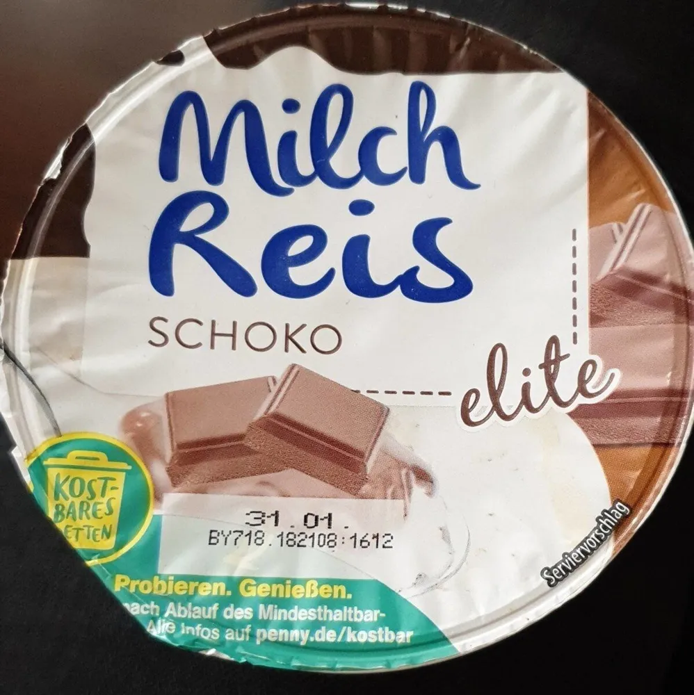 Milch Reis Schocko