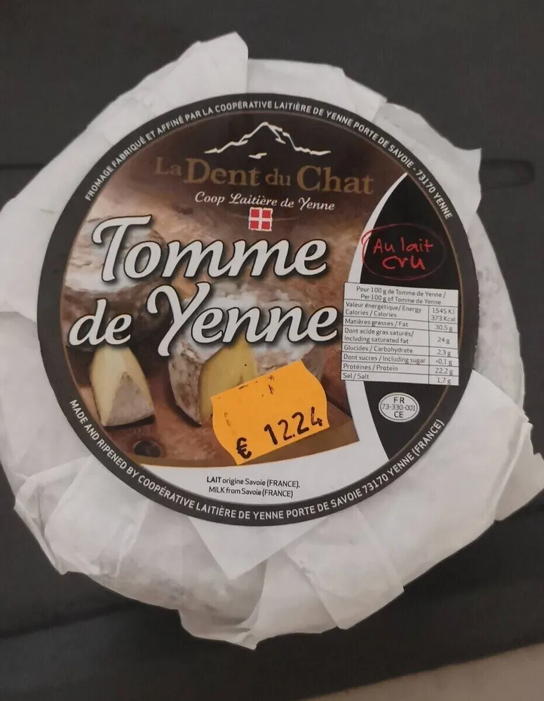 Tomme de yenne