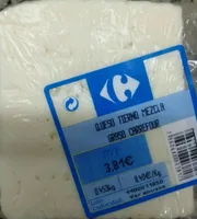 Queso tierno mezcla graso