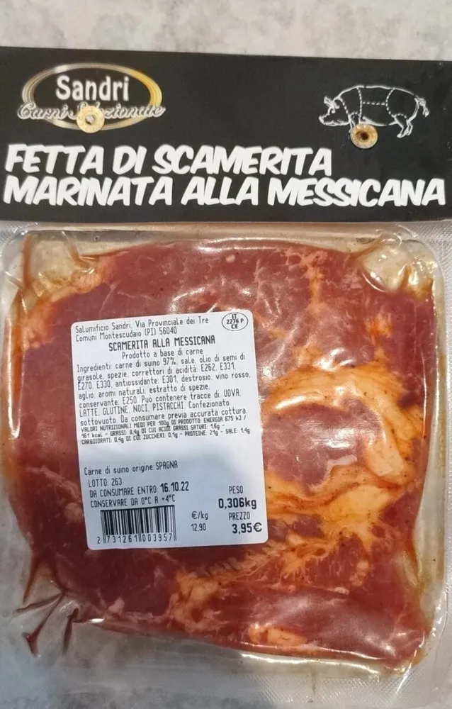Fetta di scamerita marinata alla messicana