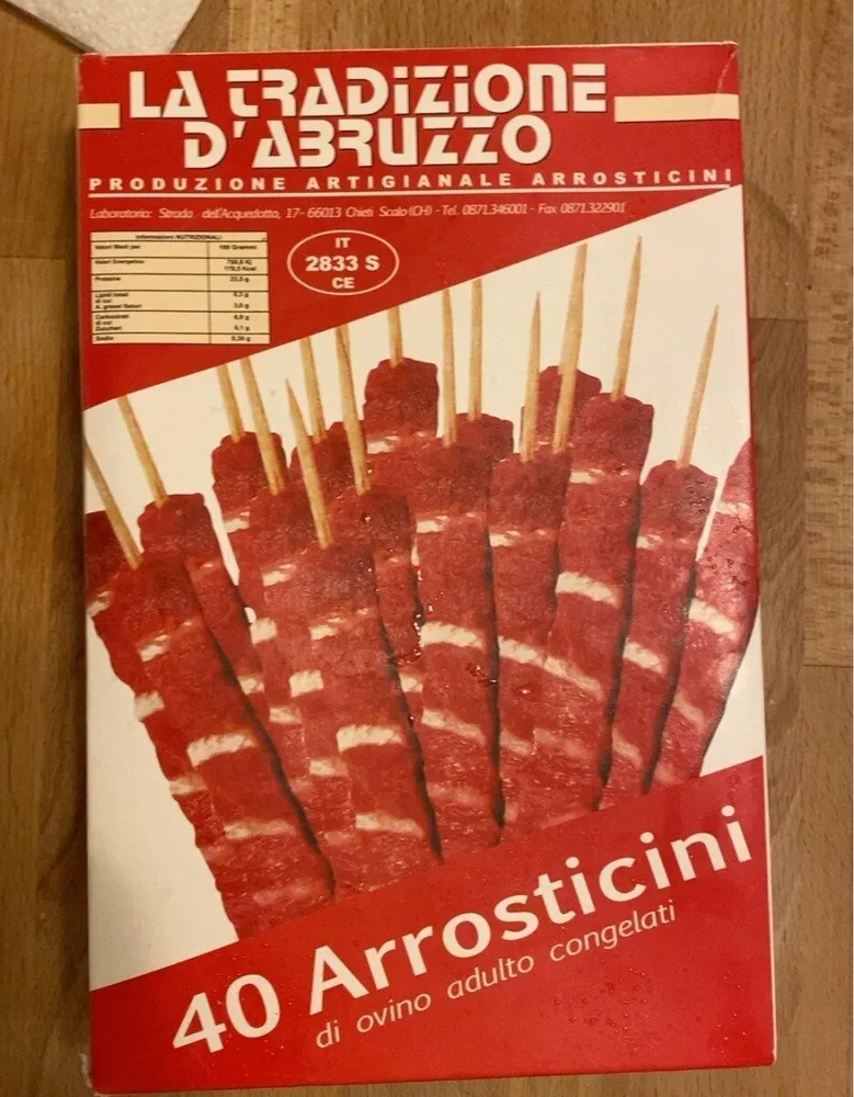 Arrosticini surgelati