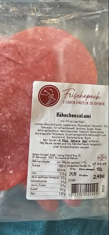 Hähnchen Salami