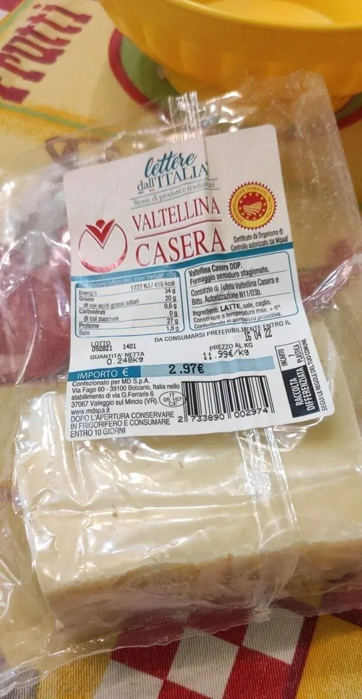 Formaggio casera