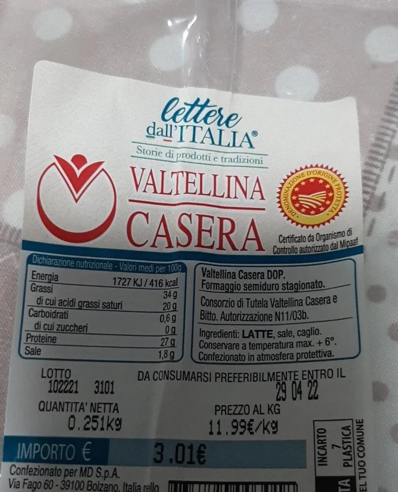 Valtellina casera