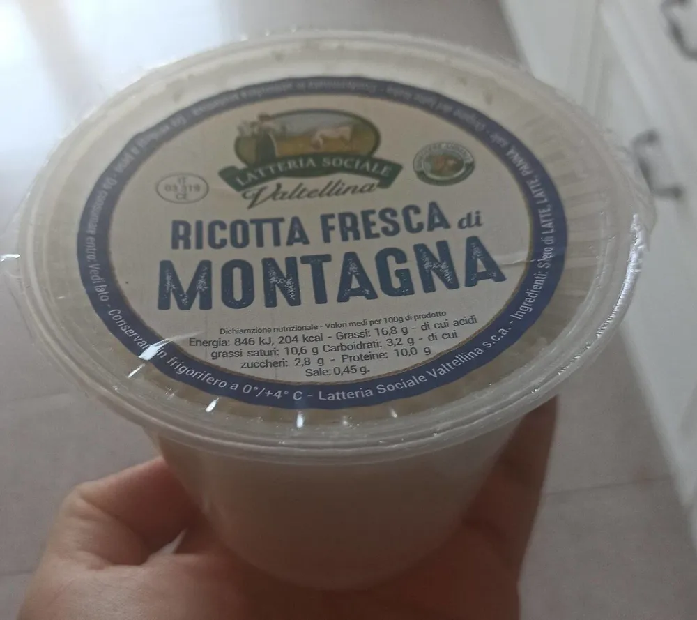 Ricotta fresca di montagna