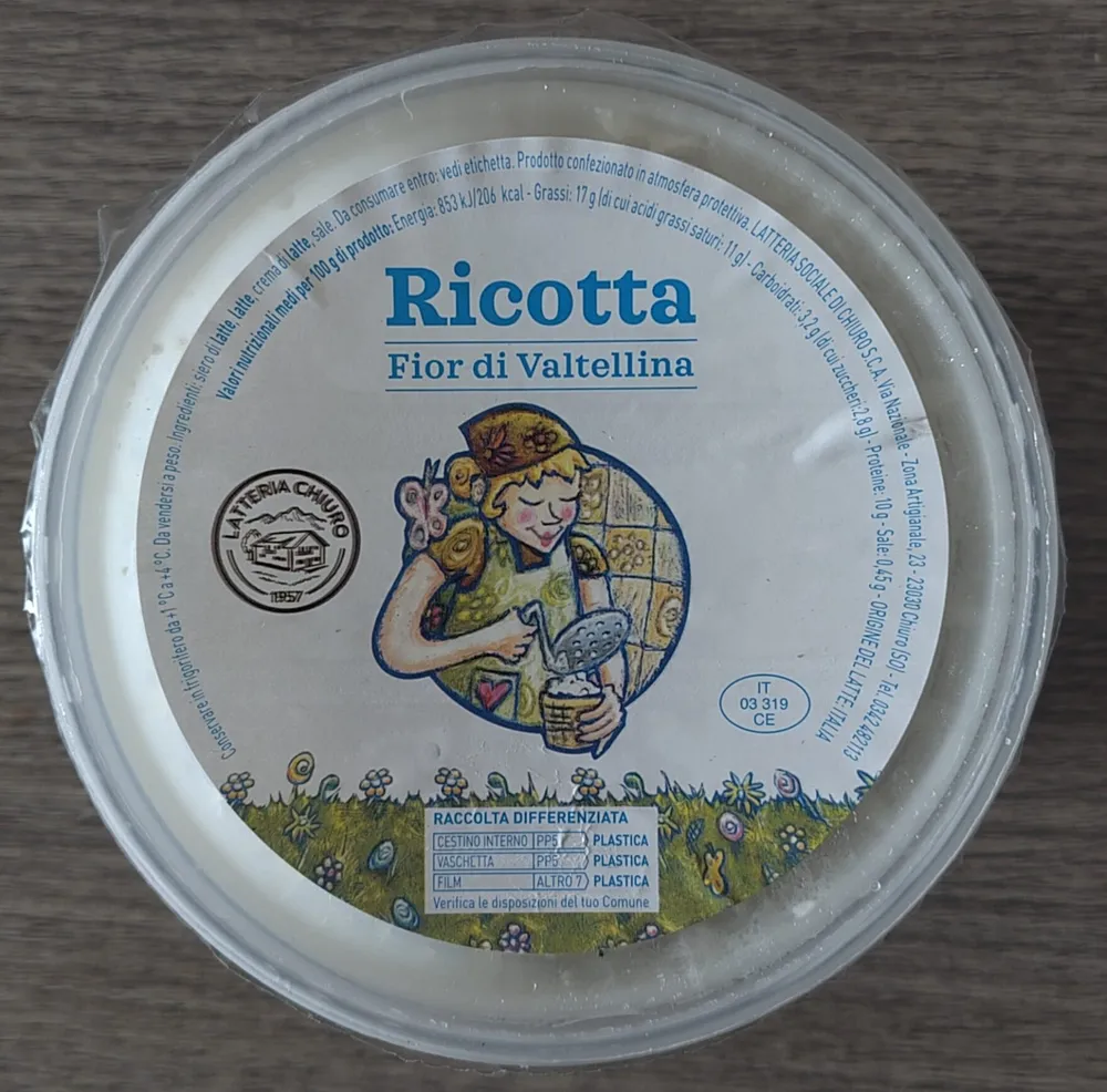 Ricotta fior di Valtellina