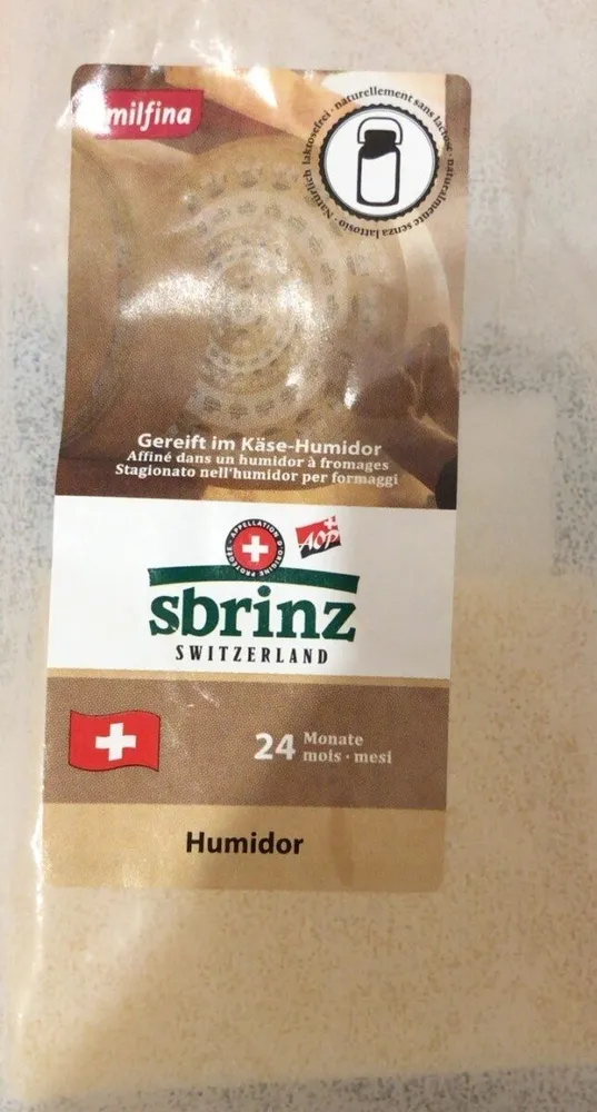 Sbrinz AOP Switzerland