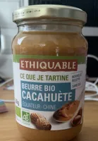 Beurre bio cacahuète Équateur-Chine