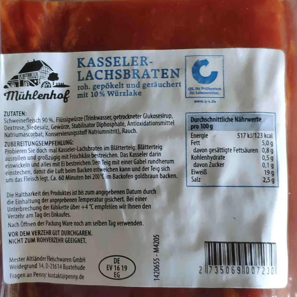 Kasseler Lachsbraten