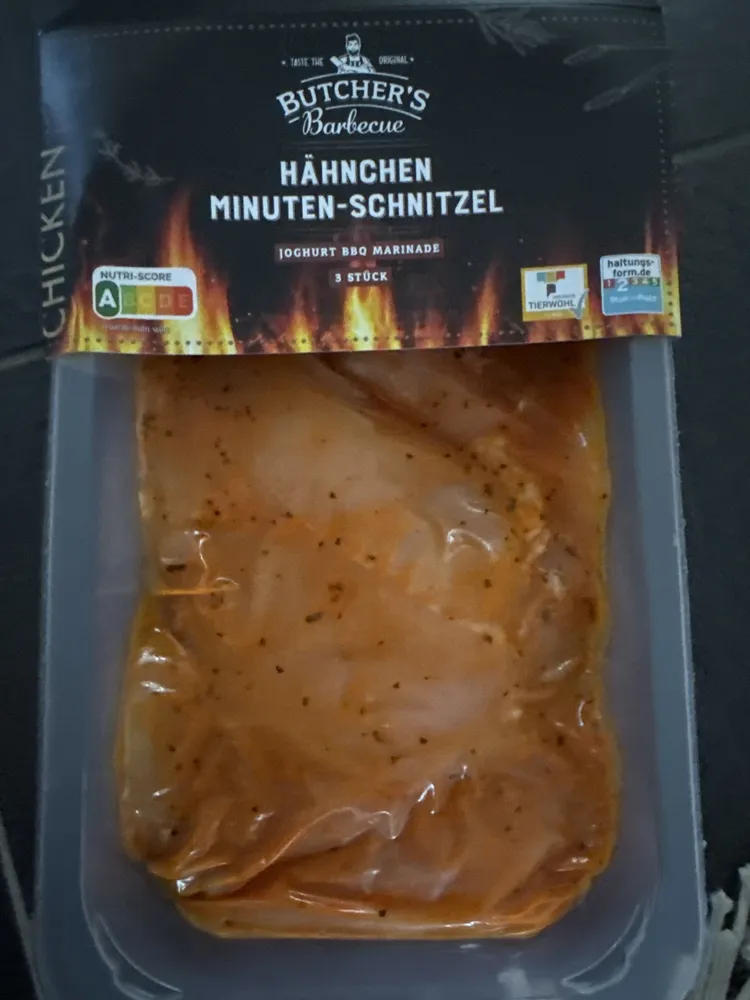 Hähnchen Minuten Schnitzel Joghurt BBQ