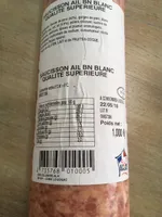 saucisson à l'ail BN blanc