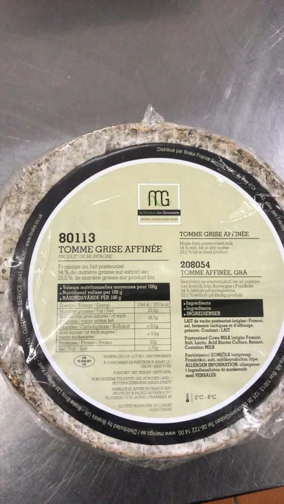 Tomme grise affinée