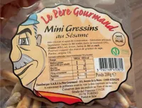 Mini cressins au sesame