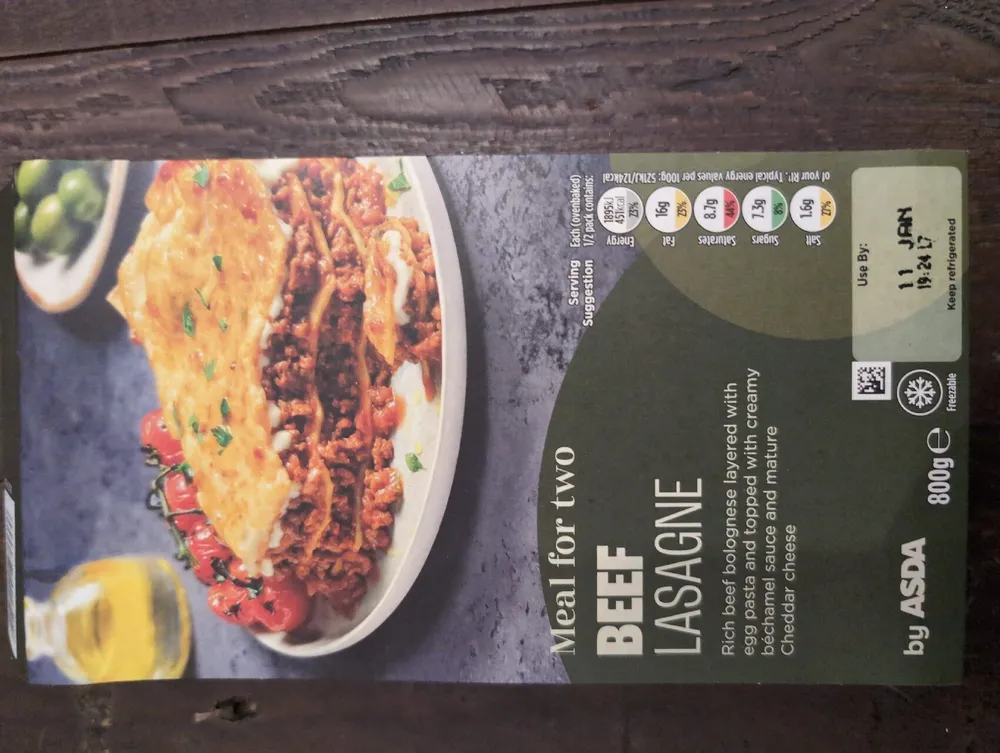 Beef Lasagne