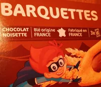 Barquettes chocolat noisette