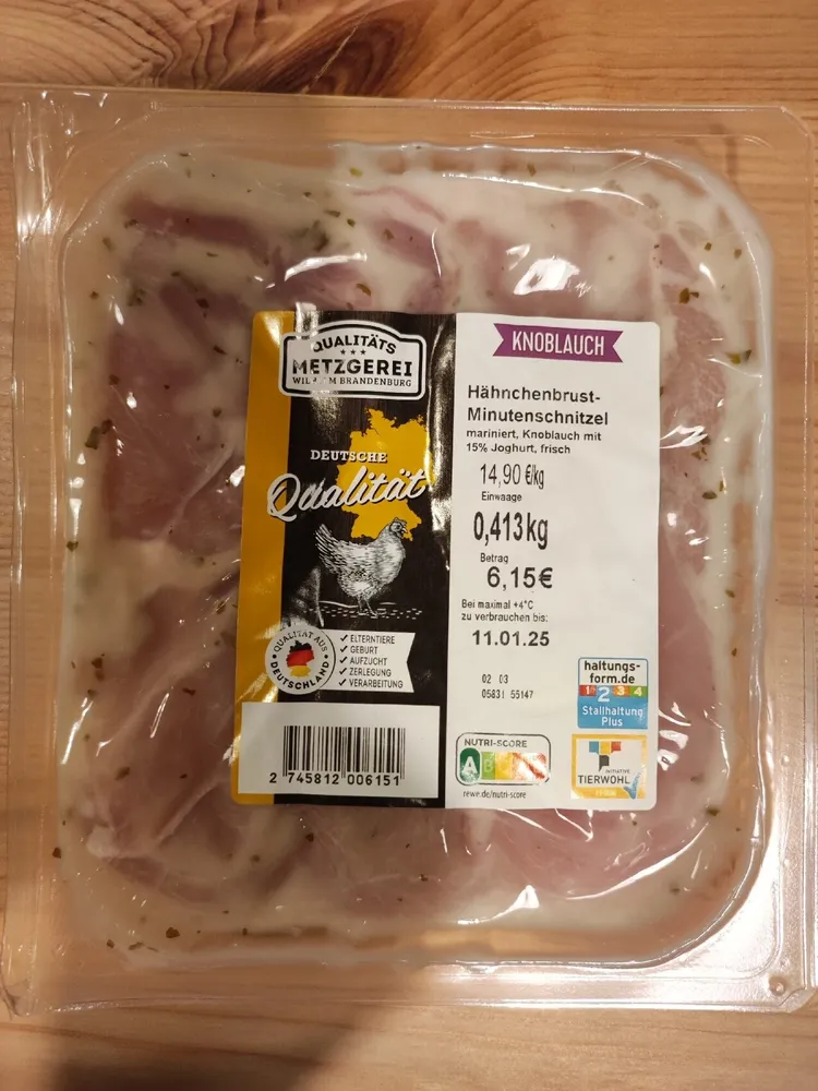Hähnchenbrust-Minutenschnitzel