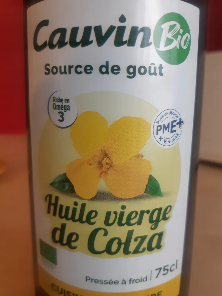 huile vierge de colza