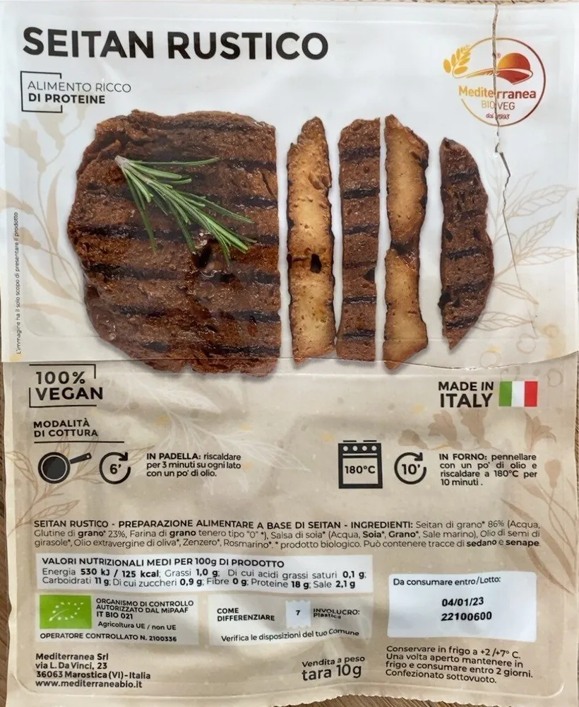 Seitan Rustico