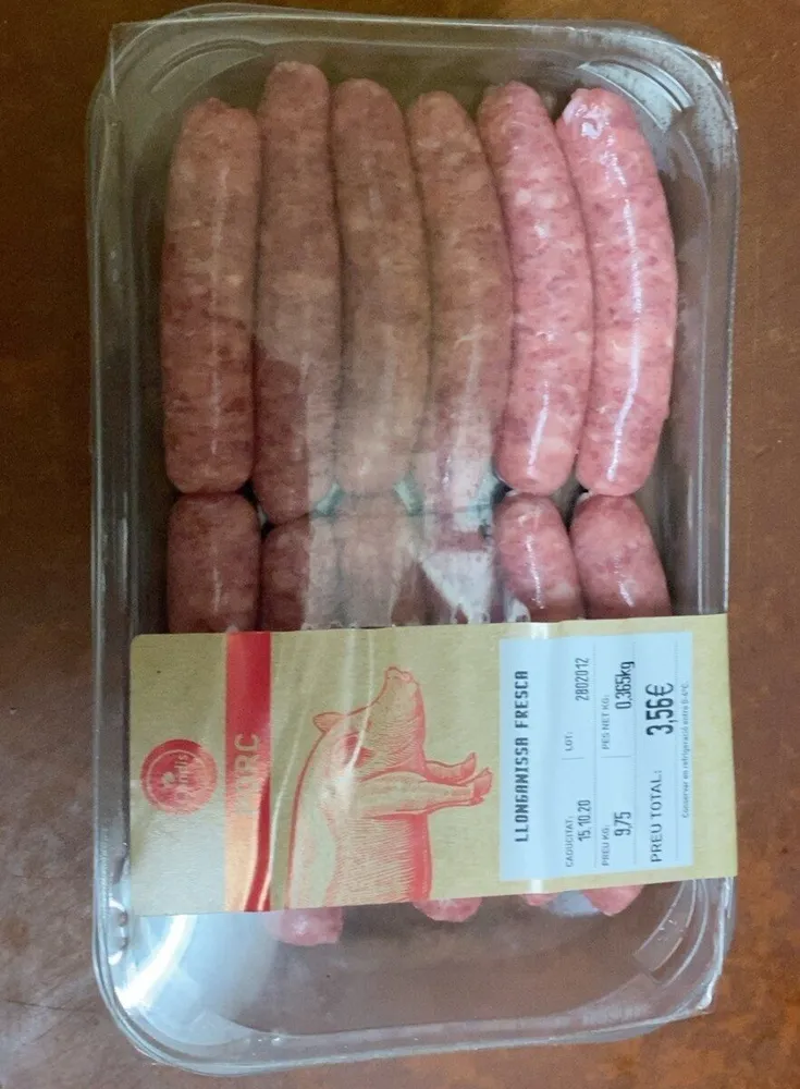 Salsitxes de porc Condis