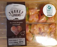 Brocheta de pavo provenzal