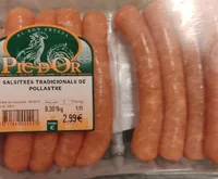 Salchichas de pollo