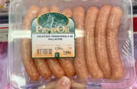 Salchichas tradicionales de pollo