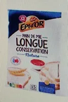 Pain de mie longue conservation nature