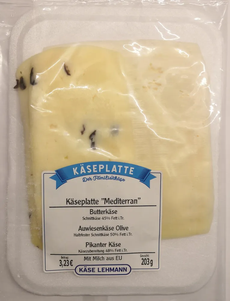 Käseplatte "Mediterran"
