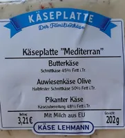 Käseplatte Mediteran
