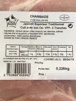 Jambon supérieur traditionnel