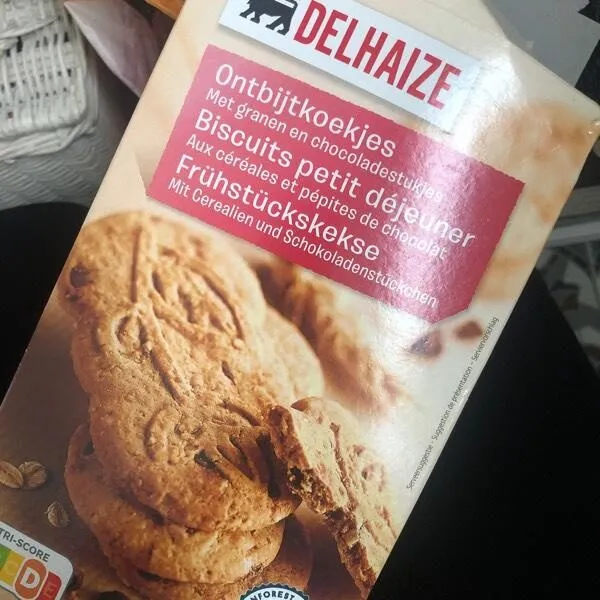 Biscuits petit déjeuner  pepites choco