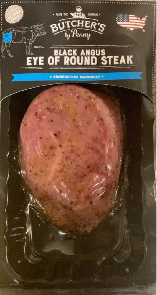 BLACK ANGUS EYE OF ROUND STEAK