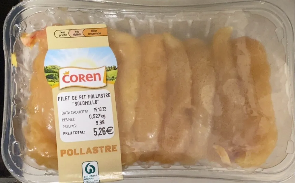Filet de Pit Pollastre (Solomillos)