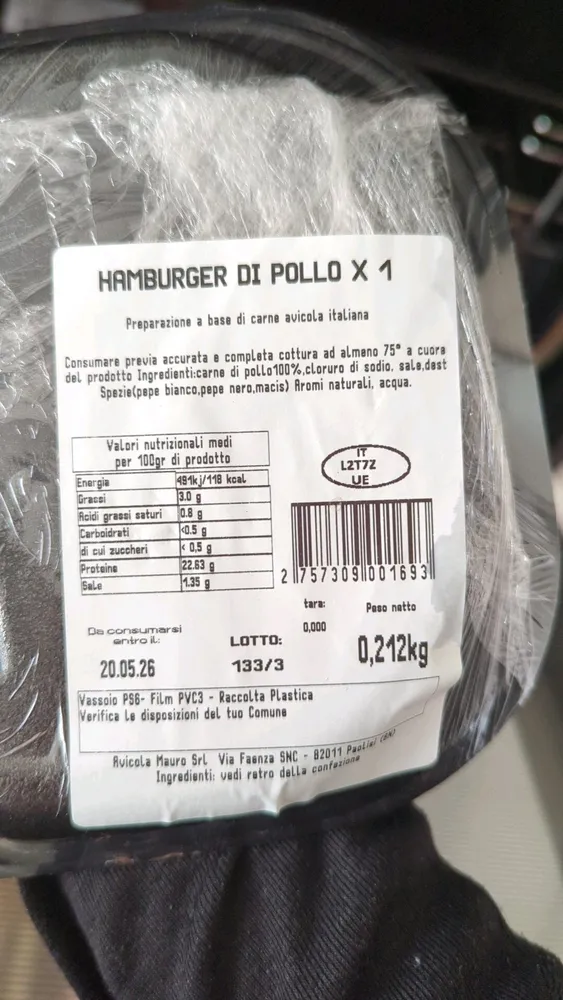 Hamburger di pollo