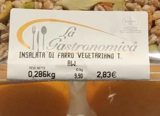 Insalata di Farro vegetariano