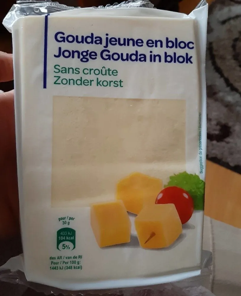 Gouda jaune en bloc