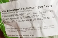 Mini pain amande noisettes figues
