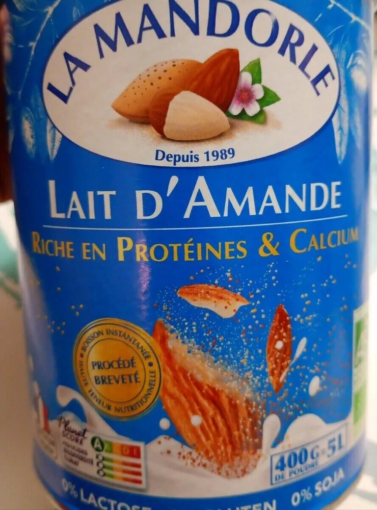 Lait d'amande bio