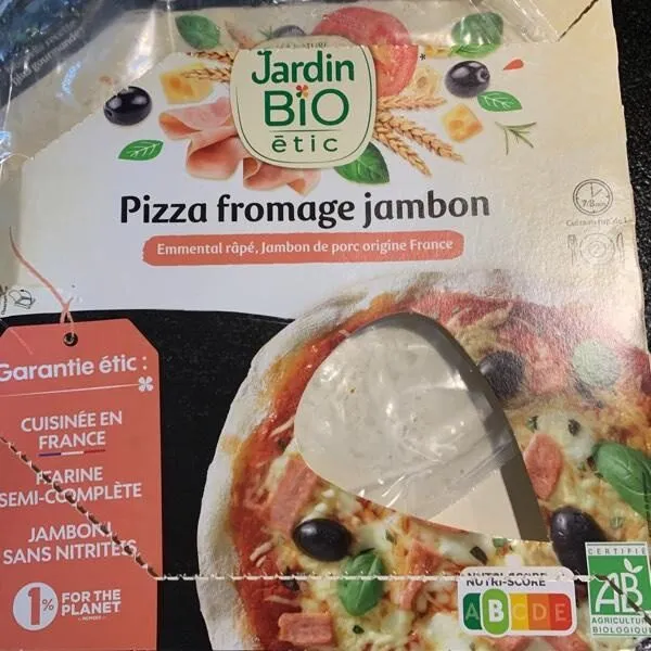 Pizza fromage jambon