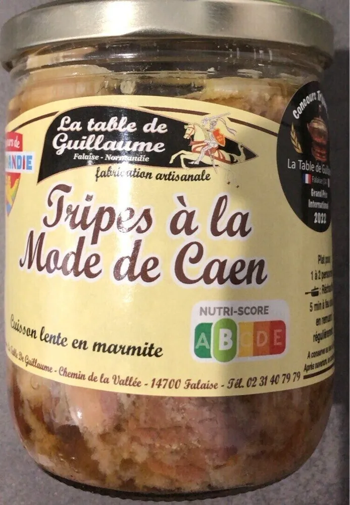 Tripes à la mode de Caen