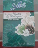 Bonbons plantes des montagnes