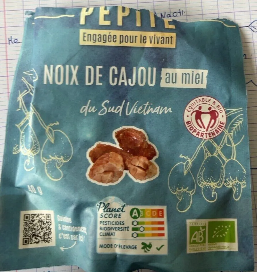 Noix de cahou au miel