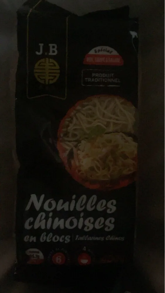 Nouilles chinoises en blocs