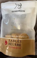Sablé beurre framboise