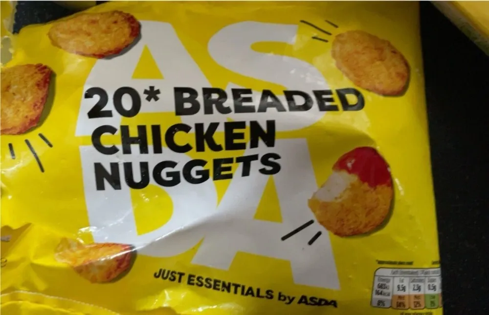 Breaeded chicken nuggets
