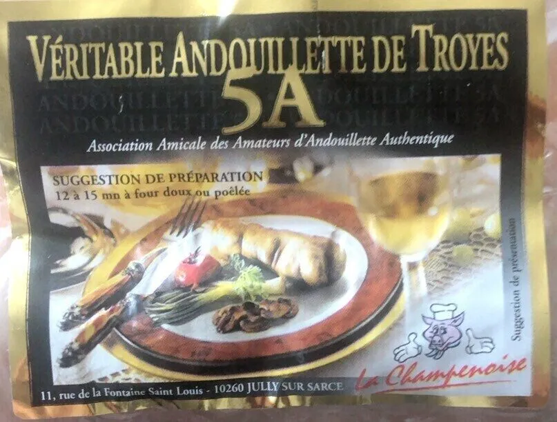 véritable andouillette de Troyes 5 A