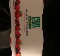 Fromage frais fruits rouges