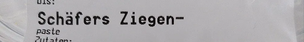 Schäfers Ziegenpaste