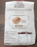 Crostini farina integrale